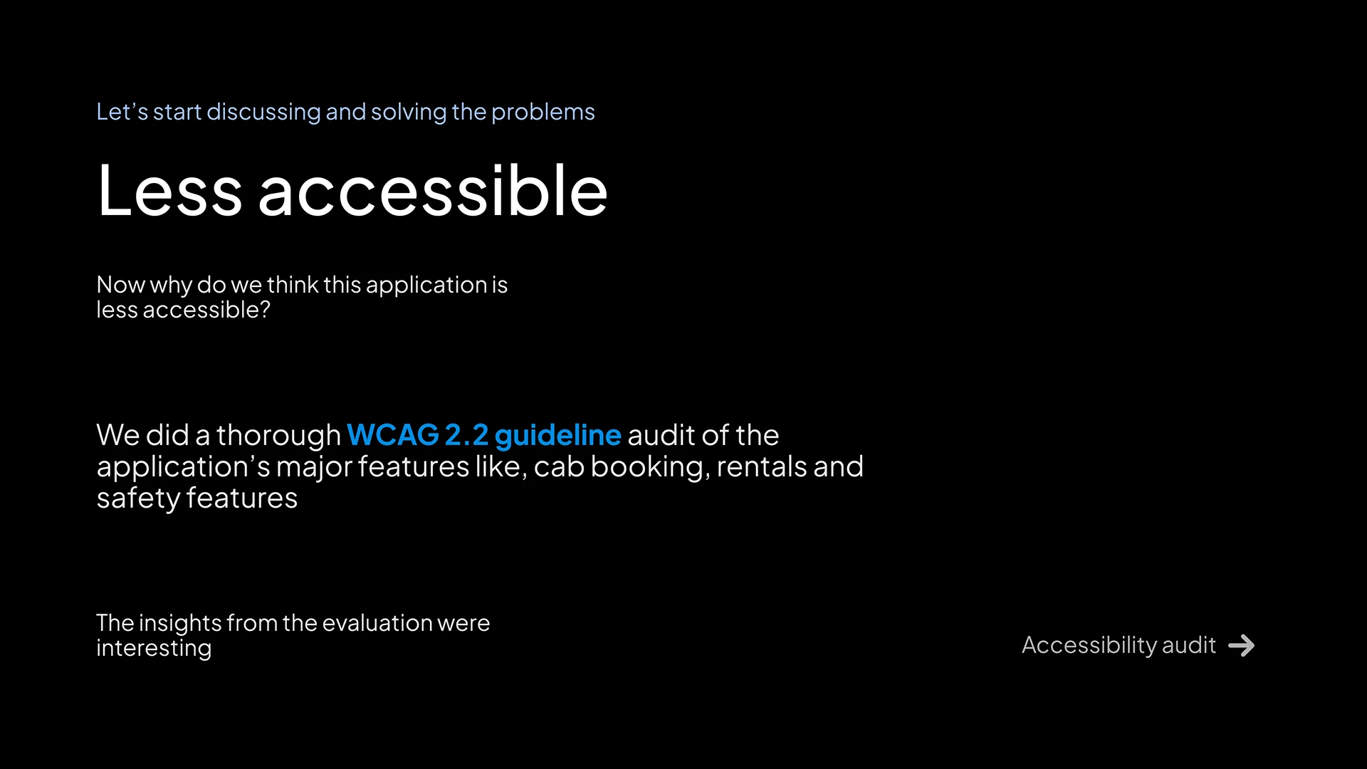 Senior Mode on BluSmart case study, slide 18 of 64