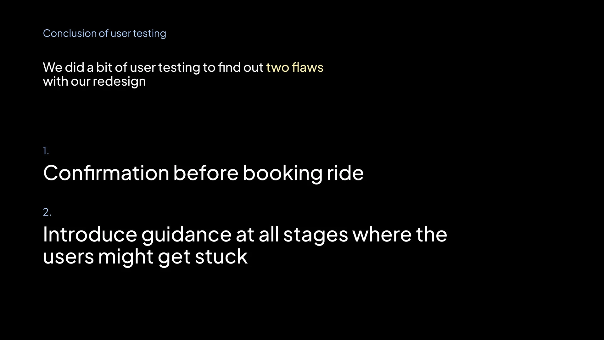 Senior Mode on BluSmart case study, slide 60 of 64