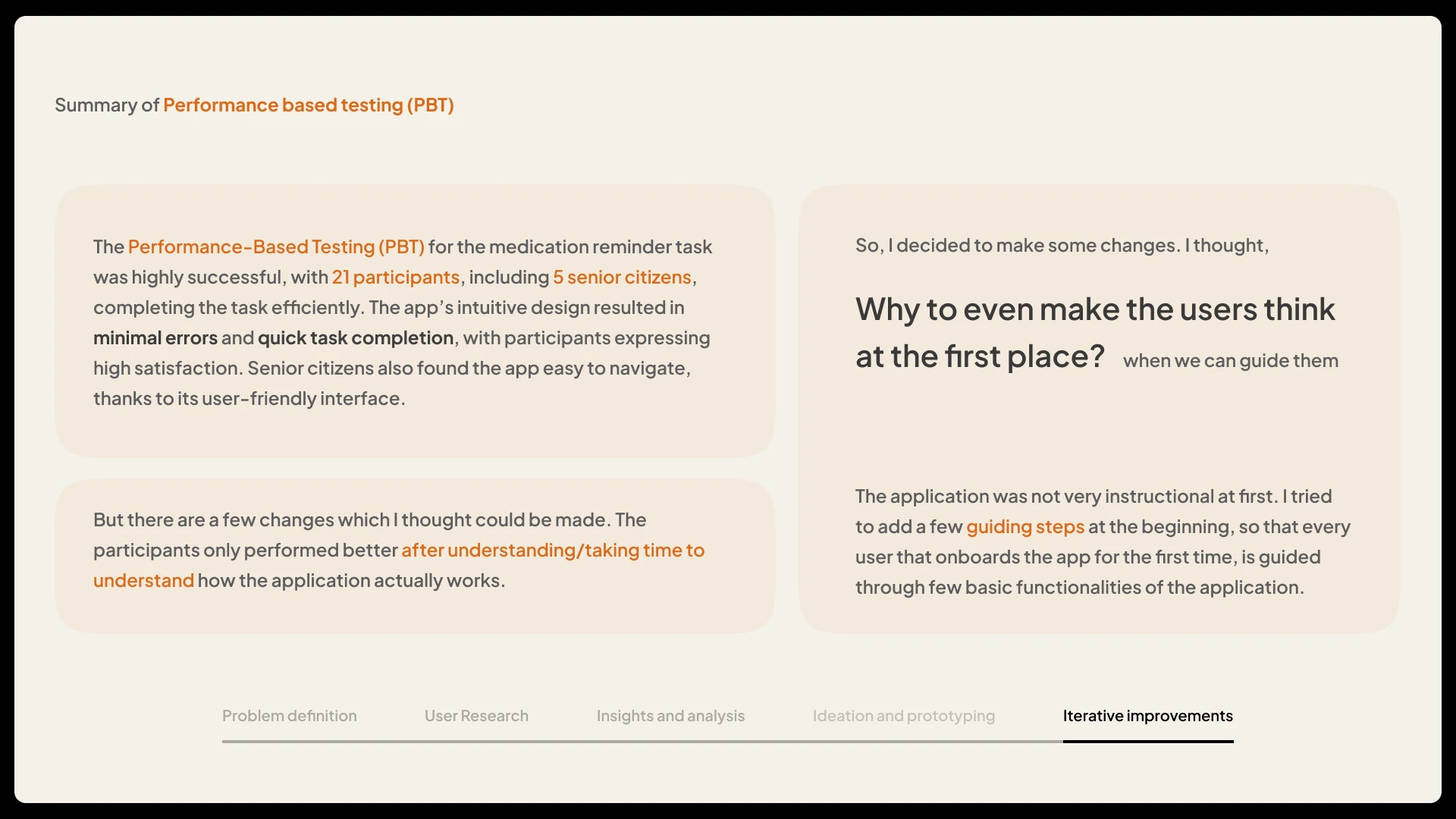 PillPal case study, slide 44 of 52