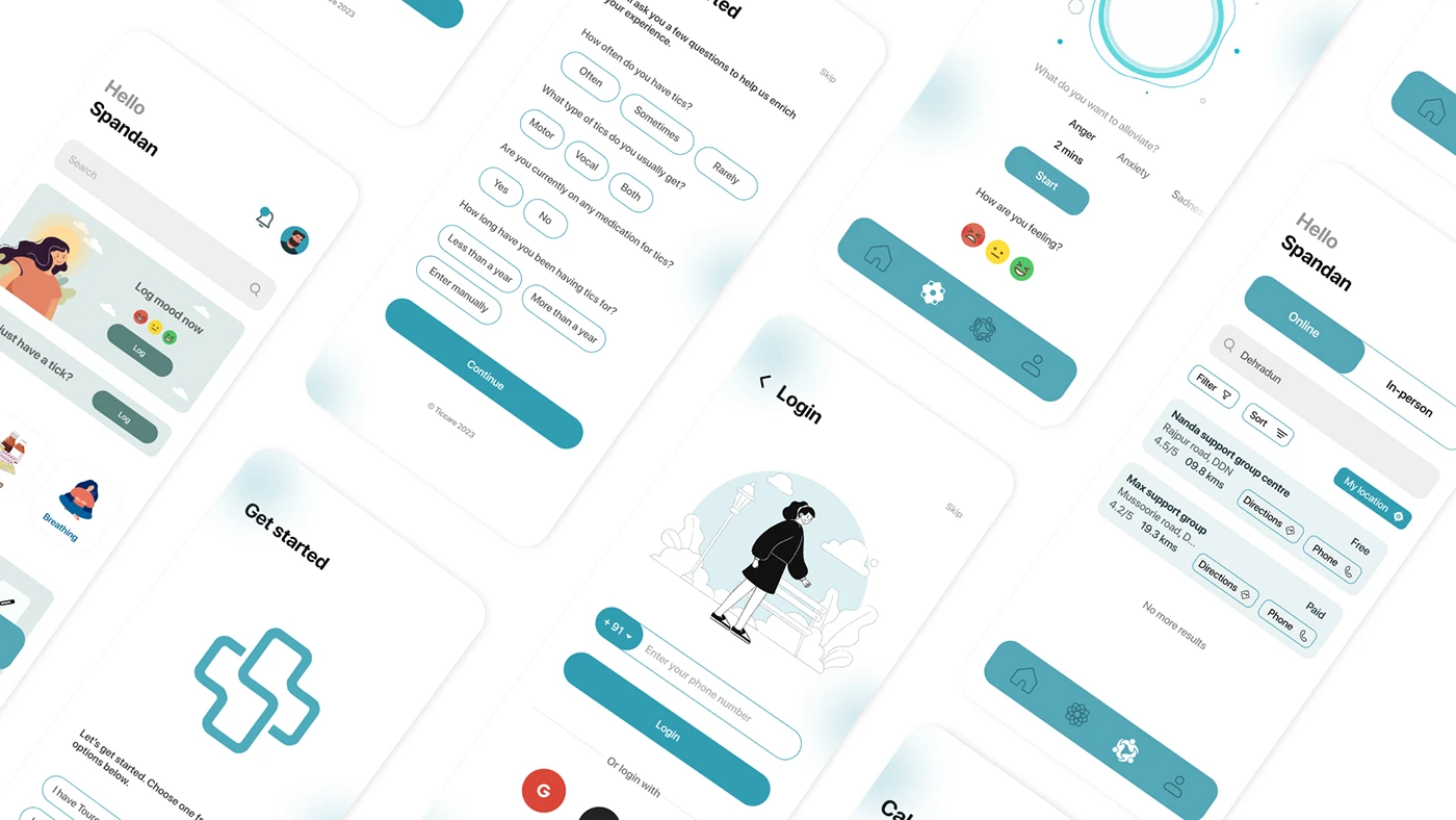 Ticcare screen 2