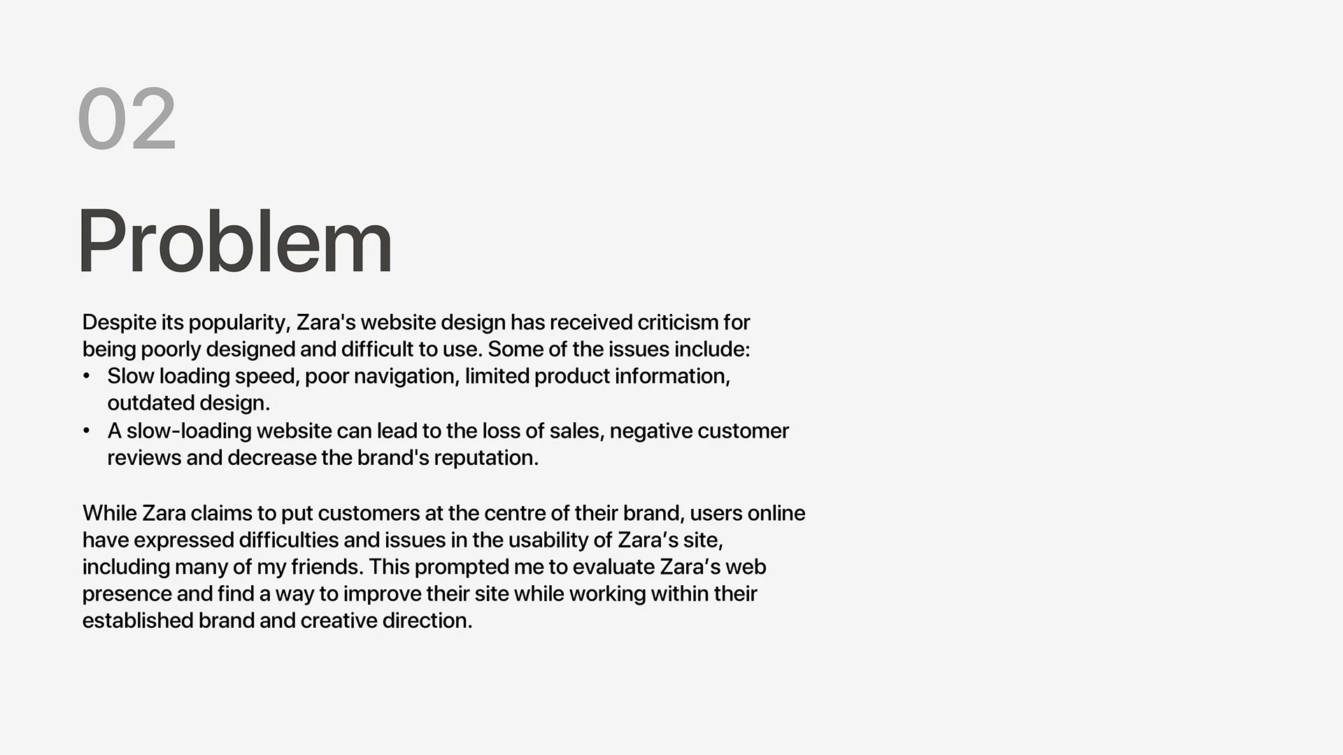 Zara case study, slide 5 of 33