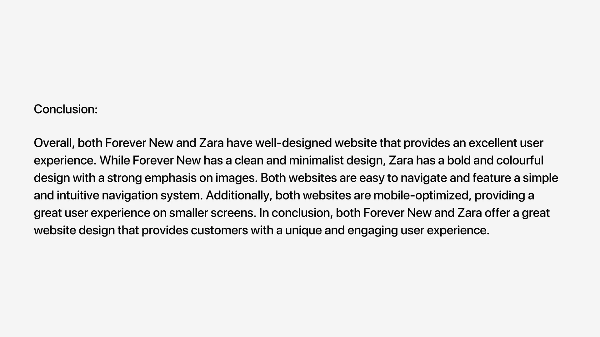 Zara case study, slide 16 of 33