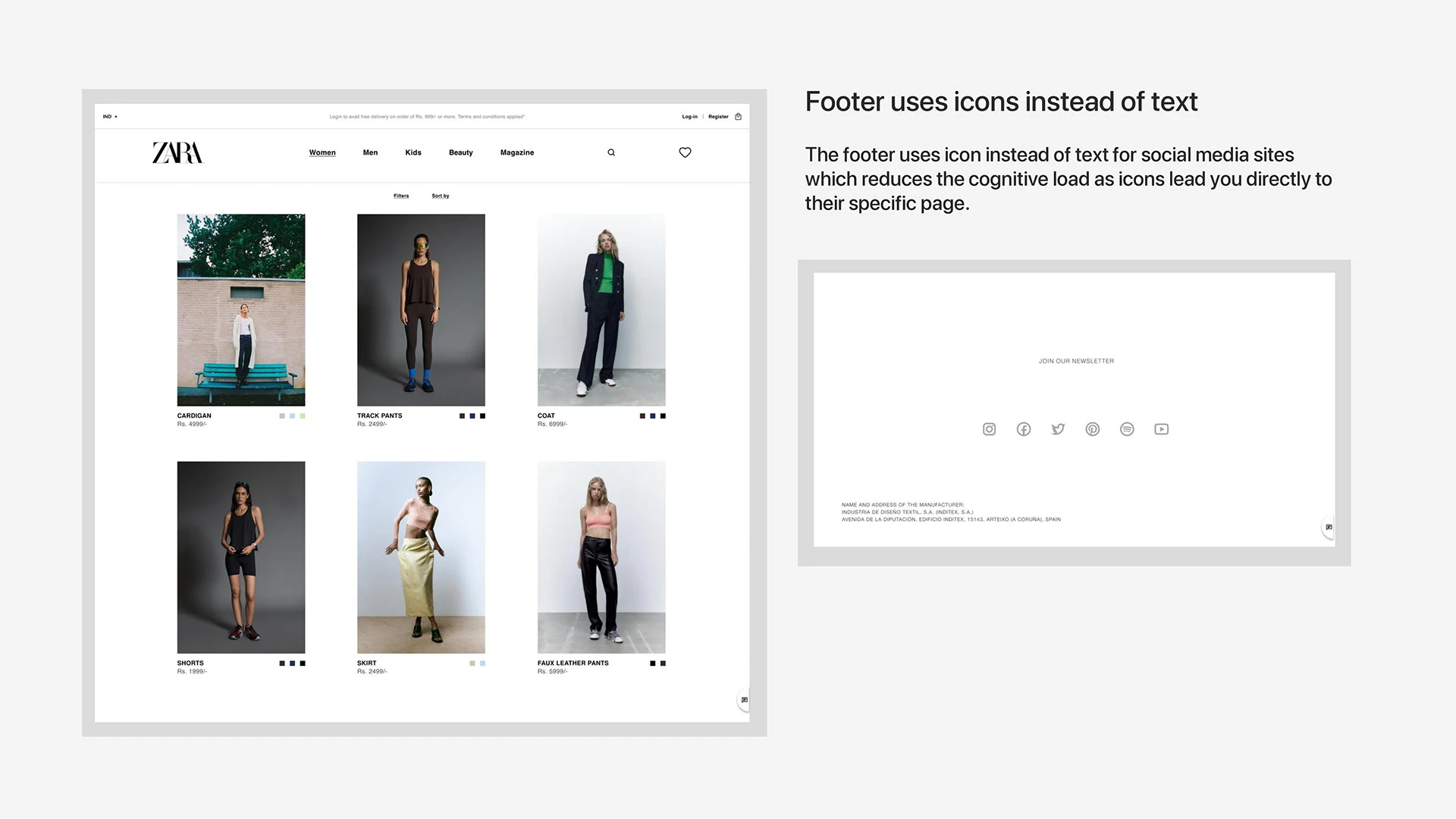 Zara case study, slide 32 of 33